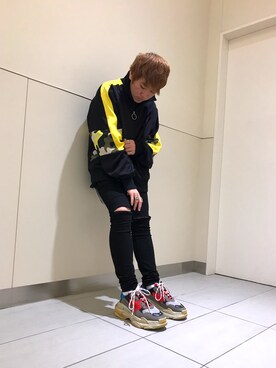 「L.H.P Private Brand（エルエイチピープライベートブランド）のアイテム（ジャケット/アウター）」を使った、柏木　翔真さん（メンズ・165cm）の春コーディネート