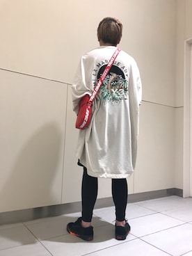 「KaneZ（ケインズ）のアイテム」を使った、柏木　翔真さん（メンズ・165cm）の春コーディネート