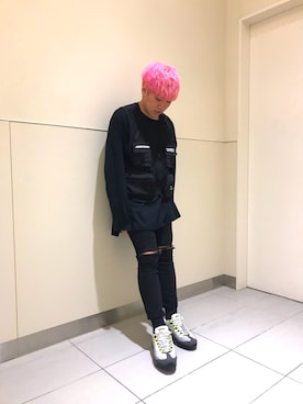 「KaneZ（ケインズ）のアイテム」を使った、柏木　翔真さん（メンズ・165cm）の夏コーディネート