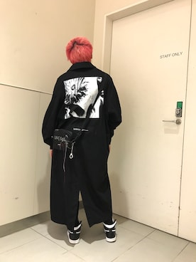 「AZSのアイテム」を使った、柏木　翔真さん（メンズ・165cm）の夏コーディネート