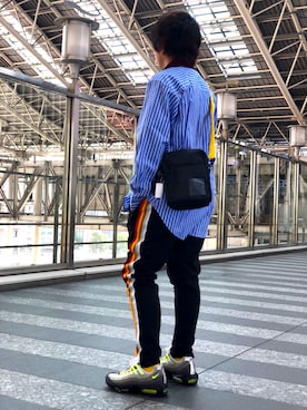 「MAKAVELIC（マキャベリック）のアイテム」を使った、柏木　翔真さん（メンズ・165cm）の秋コーディネート