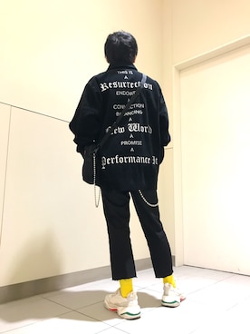 「AZSのアイテム」を使った、柏木　翔真さん（メンズ・165cm）の冬コーディネート