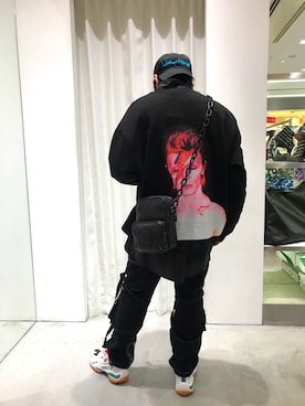 「DANKE SCHON（ダンケシェーン）のアイテム（バッグ）」を使った、柏木　翔真さん（メンズ・165cm）の冬コーディネート