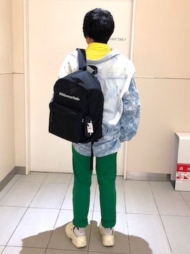「L.H.P（エルエイチピー）のアイテム（バッグ）」を使った、柏木　翔真さん（メンズ・165cm）の春コーディネート