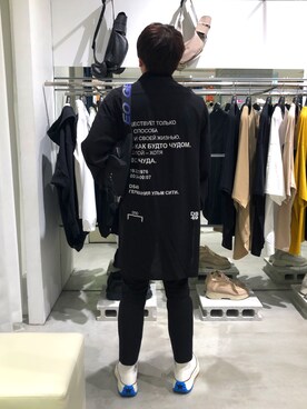 「GEO（ジェオ）のアイテム」を使った、柏木　翔真さん（メンズ・165cm）の春コーディネート