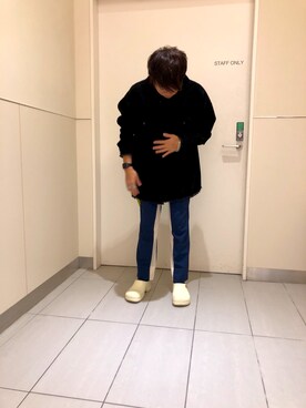 「DANKE SCHON（ダンケシェーン）のアイテム（ブルゾン）」を使った、柏木　翔真さん（メンズ・165cm）の秋コーディネート