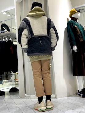 「L.H.P（エルエイチピー）のアイテム（帽子）」を使った、柏木　翔真さん（メンズ・165cm）の秋コーディネート