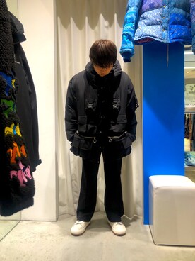 「DANKE SCHON（ダンケシェーン）のアイテム（ブルゾン）」を使った、柏木　翔真さん（メンズ・165cm）の秋コーディネート