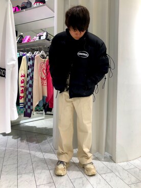 「Ctr1（コントロール）のアイテム（ジャケット/アウター）」を使った、柏木　翔真さん（メンズ・165cm）の秋コーディネート