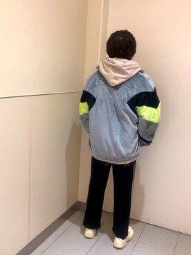 「DANKE SCHON（ダンケシェーン）のアイテム（ブルゾン）」を使った、柏木　翔真さん（メンズ・165cm）の秋コーディネート