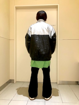 「DANKE SCHON（ダンケシェーン）のアイテム（ブルゾン）」を使った、柏木　翔真さん（メンズ・165cm）の冬コーディネート