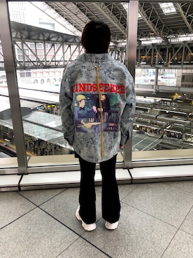「L.H.P Private Brand（エルエイチピープライベートブランド）のアイテム（パンツ）」を使った、柏木　翔真さん（メンズ・165cm）の冬コーディネート
