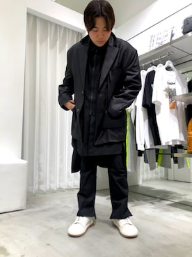 「y3」｜柏木　翔真さん（メンズ・165cm）の春コーディネート