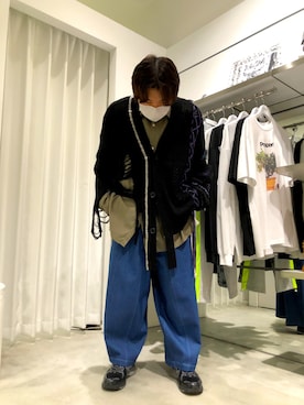 「KIDILL（キディル）のアイテム」を使った、柏木　翔真さん（メンズ・165cm）の春コーディネート