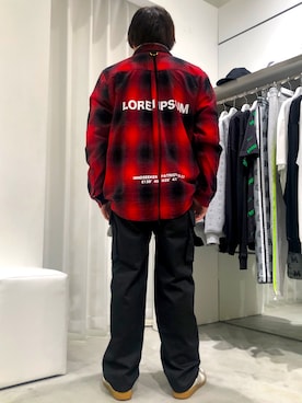 「mindseeker（マインドシーカー）のアイテム」を使った、柏木　翔真さん（メンズ・165cm）の春コーディネート