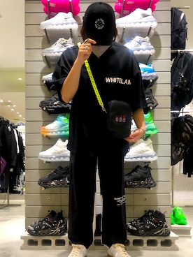 「AZS TOKYO（アザストーキョー）のアイテム」を使った、柏木　翔真さん（メンズ・165cm）の夏コーディネート