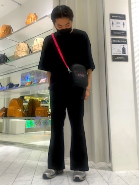「L.H.P Private Brand（エルエイチピープライベートブランド）のアイテム（パンツ）」を使った、柏木　翔真さん（メンズ・165cm）の夏コーディネート