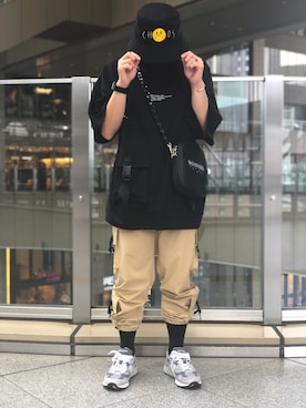 「AZS TOKYO（アザストーキョー）のアイテム」を使った、柏木　翔真さん（メンズ・165cm）の夏コーディネート