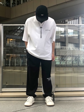 「KaneZ（ケインズ）のアイテム」を使った、柏木　翔真さん（メンズ・165cm）の夏コーディネート