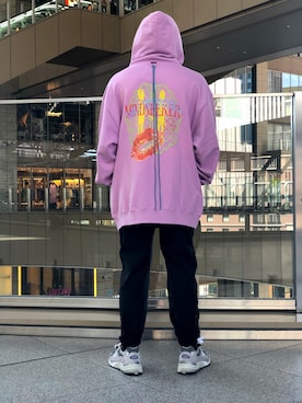「L.H.P Private Brand（エルエイチピープライベートブランド）のアイテム（パンツ）」を使った、柏木　翔真さん（メンズ・165cm）の夏コーディネート