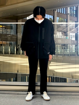「ラフスタイル」｜「アイテム（ブルゾン）」を使った、柏木　翔真さん（メンズ・165cm）の夏コーディネート