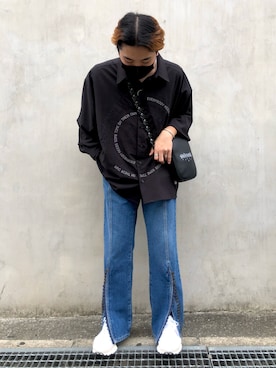 「AZS TOKYO（アザストーキョー）のアイテム」を使った、柏木　翔真さん（メンズ・165cm）の秋コーディネート