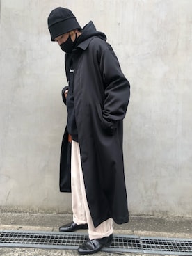 「soe（ソーイ）のアイテム（ジャケット/アウター）」を使った、柏木　翔真さん（メンズ・165cm）の秋コーディネート