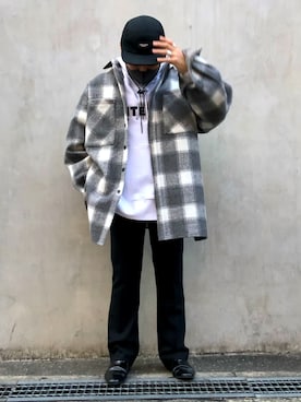 「韓国スタイル」｜柏木　翔真さん（メンズ・165cm）の秋コーディネート