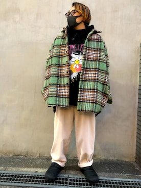 「northwave（ノースウェーブ）のアイテム」を使った、柏木　翔真さん（メンズ・165cm）の冬コーディネート