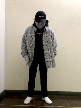 「KaneZ（ケインズ）のアイテム」を使った、柏木　翔真さん（メンズ・165cm）の冬コーディネート