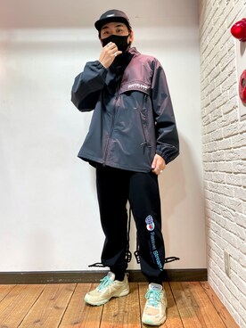 「LHPOSAKA」｜「アイテム（ジャケット/アウター）」を使った、柏木　翔真さん（メンズ・165cm）の冬コーディネート