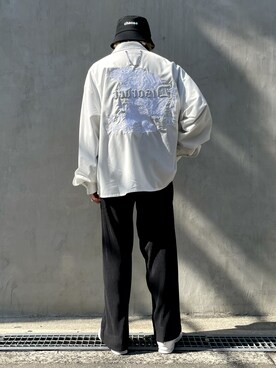 「KaneZ（ケインズ）のアイテム」を使った、柏木　翔真さん（メンズ・165cm）の冬コーディネート