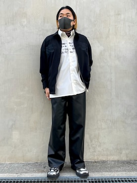 「LHPOSAKA」｜「アイテム（ジャケット/アウター）」を使った、柏木　翔真さん（メンズ・165cm）の冬コーディネート