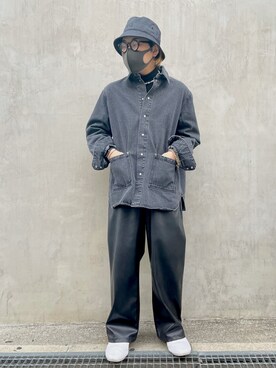 「L.H.P Private Brand（エルエイチピープライベートブランド）のアイテム」を使った、柏木　翔真さん（メンズ・165cm）の冬コーディネート