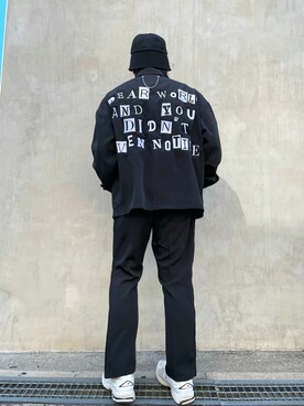 「LHPOSAKA」｜「アイテム（ジャケット/アウター）」を使った、柏木　翔真さん（メンズ・165cm）の春コーディネート