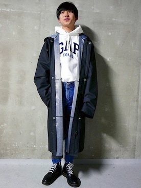 「スリムパンツ」｜yusukeさん（メンズ・171cm）の冬コーディネート