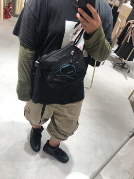 「beats. by dr.dre（ビーツバイドクタードレ）のアイテム（財布/小物）」を使った、城河 悠季さん（メンズ・180cm）の夏コーディネート