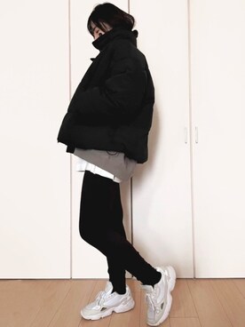 「coca（coca）（コカ）のアイテム（その他アウター）」を使った、miyuquiさん（レディース・164cm）の冬コーディネート