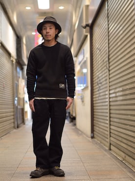 「schott（ショット）のSchott/ショット/URBAN CHINO PANTS/アーバン チノパンツ（チノパンツ）」を使った、kenshinさん（メンズ・162cm）の冬コーディネート