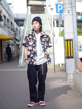 「schott（ショット）のSchott/ショット/URBAN CHINO PANTS/アーバン チノパンツ（チノパンツ）」を使った、kenshinさん（メンズ・162cm）の春コーディネート