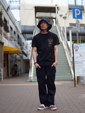 「schott（ショット）のSchott/ショット/URBAN CHINO PANTS/アーバン チノパンツ（チノパンツ）」を使った、kenshinさん（メンズ・162cm）の春コーディネート