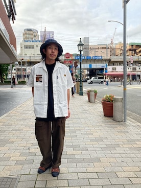 「HTC（エイチティーシー）のアイテム（トップス）」を使った、kenshinさん（メンズ・162cm）の夏コーディネート