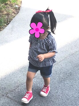 KONOKAさん（キッズ・90cm）の夏コーディネート