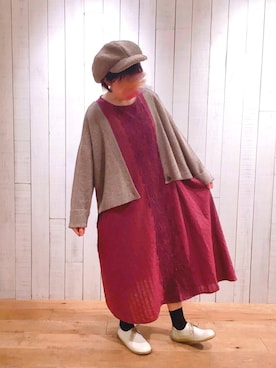 かわもと ももこさん(レディース・158cm)の秋コーディネート