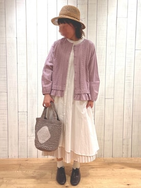 かわもと　ももこさん（レディース・158cm）の春コーディネート