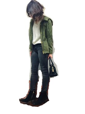 *s*さん(レディース・154cm)の春コーディネート