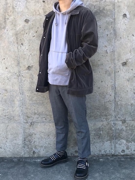 「CIAOPANIC（チャオパニック）のアイテム（その他アウター）」を使った、まーしーさん（メンズ・166cm）の冬コーディネート
