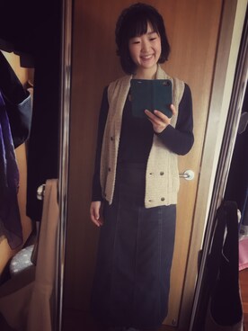 ふみかさん（レディース・164cm）の冬コーディネート