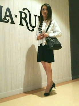 「春ワンピ」｜「アイテム（デニムジャケット）」を使った、おるたんさん（レディース・162cm）の春コーディネート