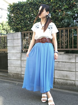 おるたんさん（レディース・162cm）の夏コーディネート